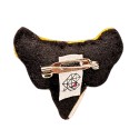 Heartfelt brooch - leopard face