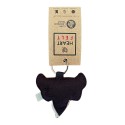 Heartfelt keyring - leopard face