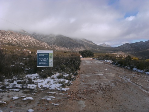 The road to Gamkaskloof Swartberg Pass